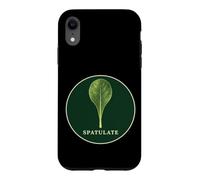 SPATULATE Feuille spatulée Botanique Coque pour iPhone XR