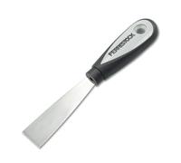 Spatule 40 mm avec manche caoutchouté pour applications de cuisine, pâtisserie et décoration alimentaire.