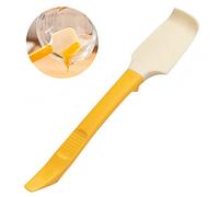 Spatule à confiture en silicone avec extrémité ouvre-boîte, épandeurs multi-usages pour bocal, épandeur de gelée, beurre d'arachide, grattoir à mélanger pour mélanger le chocolat, étaler avec des