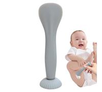 Spatule à crème pour bébés, brosse en silicone pour crème à couches, spatule pour crèmes, spatule pour bébés, brosse à fessiers, spatule pour pâte à couches avec base d'aspiration