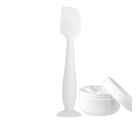 Spatule à crème pour couches de bébé - Applicateur de crème pour couches douces | Spatule en silicone avec ventouse | Brosse à crème réutilisable pour couches de nouveau-né, pâte à fessiers