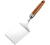 Spatule à crêpes - Professionnelle - Acier inoxydable 304 - 28.5x11x8.5 cm - Ergonomique - Blanche
