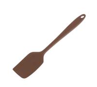 Spatule à gâteau en Silicone crème au beurre, grattoir mélangeur antiadhésif, outils de cuisson DIY 2 pièces pour Racler(Brown,27.5x5.3cm)