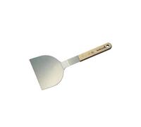 Barbecook spatule à Hamburger pour Barbecue, ustensile plancha et Barbecue en INOX et Bois de Caoutchouc, 30cm