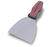 Spatule à joint flexible Marshalltown, grattoir à extrémité large avec manche Durasoft, pour les poseurs de cloisons sèches, largeur de la spatule : 102 mm.