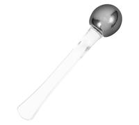 Spatule à Maquillage pour Crème Contour des Yeux, Mini Applicateur | Plastique et Métal, Surface Lisse pour Masques et Crèmes, Usage Maison ou Salon Professionnel