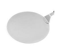 Spatule à pizza en acier inoxydable, raclette ronde, cuisine, maison, restaurant, pizzeria, outil professionnel, robuste, facile à nettoyer, facile à manipuler, sûr, multi-usage ergonomique