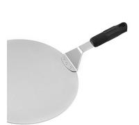 Spatule à pizza en acier inoxydable, raclette ronde, cuisine, maison, restaurant, pizzeria, outil professionnel, robuste, facile à nettoyer, facile à manipuler, sûr, multi-usage ergonomique