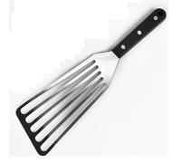 Spatule à poisson professionnelle - 32 cm - Couteau à fente en acier inoxydable - Convient pour griller et frire - Grands ustensiles de cuisine