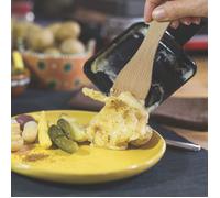 SPATULE A RACLETTE EN BOIS X6