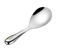 Spatule à riz de qualité supérieure, résistante à la chaleur et anti-rayures, accessoire multifonction for cuiseur à riz, for la préparation quotidienne des repas.(Bright silver)