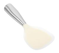 Spatule à Riz Debout en Acier Inoxydable et Silicone Antiadhésif | Finition Polie Lisse, Résistance à L’usure la Casse, pour Service du Riz et Cuiseur