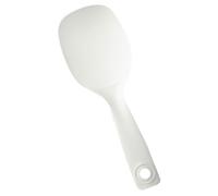Spatule à Riz en PP Blanc, Résistante à Chaleur, pour Cuiseur | Prise Confortable, Surface Lisse Antiadhésive, Service Facile du Riz Collant ou Cuit, Usage Domestique et Cantine