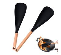 Spatule à riz pratique, lisse, palette de cuisine durable, cuillère, duo utilitaire, outil domestique polyvalent pour servir des pommes de terre, agiter, plonger, gratter, utiliser sans effort