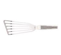 Spatule ajourée professionnelle. GS27. Flexible. Légèrement coudée. Idéale pour retourner les pièces larges, les filets de poisson pendant la cuisson. L 270 mm. G