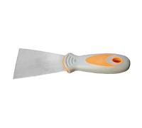 Spatule avec manche bi-matière de 25 mm en acier inoxydable, idéale pour cuisiner et servir des aliments en toute simplicité.