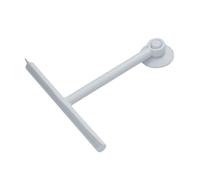 SPATULE BLANCHE DE NETTOYAGE DES VITRES DE DOUCHE AVEC VENTOUSE SANDALO