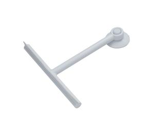 SPATULE BLANCHE DE NETTOYAGE DES VITRES DE DOUCHE AVEC VENTOUSE SANDALO