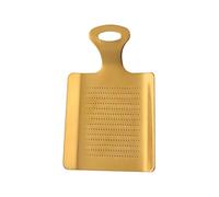 Spatule broyeur en acier inoxydable (2 pièces) for ail et gingembre, presse-fruits légumes, outil de cuisine for broyer les(Gold)