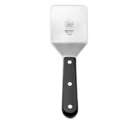Spatule carrée flexible en acier inoxydable, manche technopolymère noir triple revêtement