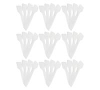 Spatule Cosmétique Plastique Blanc 50 Pièces pour Crème Visage | Transparente, Dosage Précis, Distribution Hygiénique, pour Échantillons et Pots de Verre en Soin