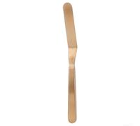 Spatule Coudée 20cm pour Lissage Glaçage - Outil Décoration Gâteaux et Cupcakes avec Repères(bronze)