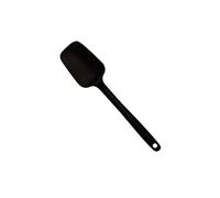 Mastrad Spatule-cuillère unibloc en silicone - ne raye pas les casseroles - Noir 27,5 cm