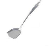 Spatule Cuisine 36.5cm Ustensile pour robuste Longue Anti-Rayure pour Poêle Antiadhésive Argent(A)