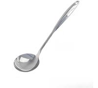 Spatule Cuisine 36.5cm Ustensile pour robuste Longue Anti-Rayure pour Poêle Antiadhésive Argent(B)