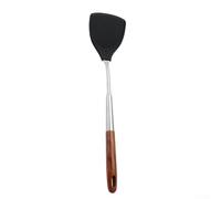 Spatule Cuisine Silicone pour bois Acier 304 Anti-Rayures Spatule(Spatula)