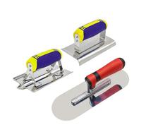 Spatule d'angle de piscine antirouille avec poignée ergonomique pour une application précise et multiple des visages