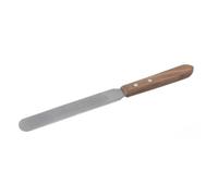 Spatule d'apothicaire Bochem® avec manche en bois, inox, L=250mm