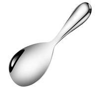 Spatule de cuillère à riz, spatule réutilisable en acier inoxydable, outil de cuisine antiadhésif avec design résistant à la chaleur, serveur de pommes de terre pour la maison, le restaurant, l'hôtel