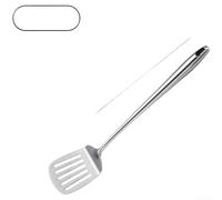 Spatule de cuisine en acier inoxydable 316L, cuillère fendue, louche, résistante à la chaleur, poignées creuses conçues pour une utilisation intensive et un nettoyage facile, outils de cuisine (G)