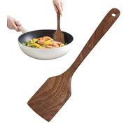 Spatule de cuisine en bois - Spatule de cuisine en bois | Spatule grattoir en bois pour cuisiner dans la cuisine, spatule d'aileron d'œuf à long manche pour agiter, mélanger, cuire et gratter