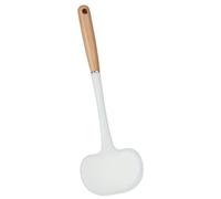 Spatule de cuisine en silicone résistante avec long manche - Ustensile de cuisine pour la maison, le restaurant, le barbecue, les crêpes, les œufs, la viande, le poisson, les hamburgers