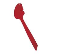 Spatule de cuisine pratique en silicone avec grattoir combiné et mélange à partir d'un composé flexible résistant et sûr - Passe au lave-vaisselle