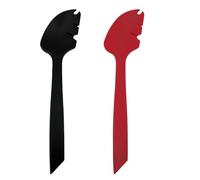 Spatule de cuisine pratique en silicone avec grattoir combiné et mélange à partir d'un composé flexible résistant et sûr - Passe au lave-vaisselle