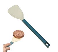 Spatule De Cuisine - Tourneuse avec Manche Long Résistante à la Chaleur,Spatule Anti-adhésive Qualité Alimentaire - pour Pâtisserie Mélange Poisson Crêpe Burger Viande Poêle Cuisine