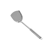 Spatule de cuisson en acier inoxydable, pelle passoire cuillère à soupe riz épaissie Anti-brûlure ustensiles cuisine accessoires d'ustensiles 4 pièces pour Poêles Antiadhésives(Size 1)
