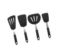 Spatule de cuisson en Silicone à température, nettoyage facile, retourneur fendu, poignée ergonomique, ustensiles de cuisine résistants à la