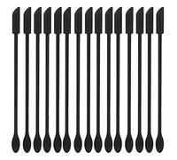 Spatule de Maquillage Double Face en Silicone de qualité Alimentaire, Flexible, largement utilisée, Mini spatule en Silicone pour Le Maquillage cosmétique, 15 pièces