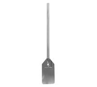 Spatule de mélange de cuisine ultra longue en acier inoxydable, spatule de cuisson à long manche pour la cuisson en remuant le mélange, conception ergonomique durable de grande (gouverner)