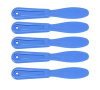 Spatule de Mélange de Laboratoire d'assortiment, Spatules en Plastique Dentaires de Plâtre Faciles à Nettoyer pour l'alginate de Matériel d' (Bleu foncé)