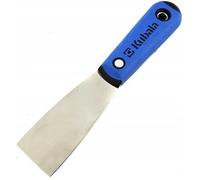 Spatule de peintre professionnelle en acier inoxydable avec manche en plastique - La spatule Silver Line est idéale pour les travaux de finition avec tous les types de mastics - Fabriqué en Union