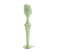 Spatule de soin des fesses de bébé en silicone pour couches et crèmes, grattoir portable avec base d'aspiration puissante