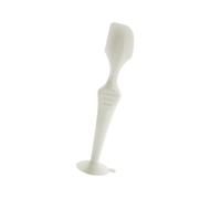 Spatule de soin des fesses de bébé en silicone pour couches et crèmes, grattoir portable avec base d'aspiration puissante