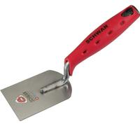 Spatule de stucateur largeur 80 mm inox avec manche en bois acier inoxydable