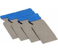 spatule de surface - 4 pièces 50, 80, 100, 120 mm, inoxydable
