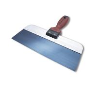 Spatule de surface Marshalltown avec manche Durasoft en acier bleu, taille : 305x76 mm, outil pour les plaquistes et les peintres